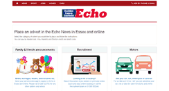 Desktop Screenshot of adbooker.echo-news.co.uk